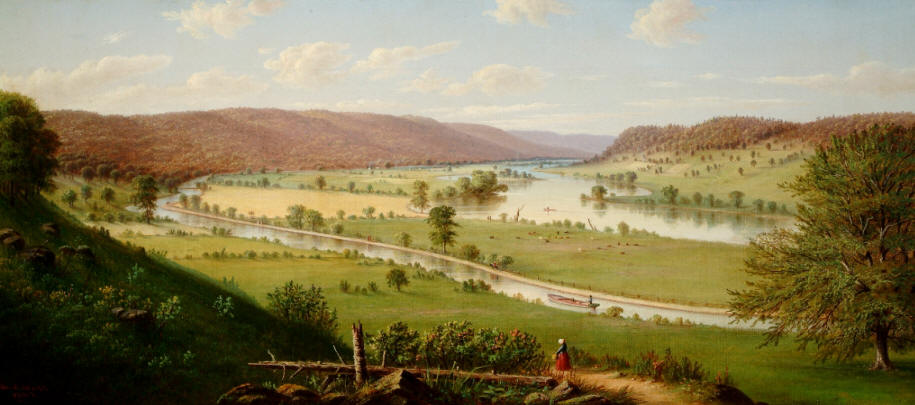 The Mohawk River in 1862
